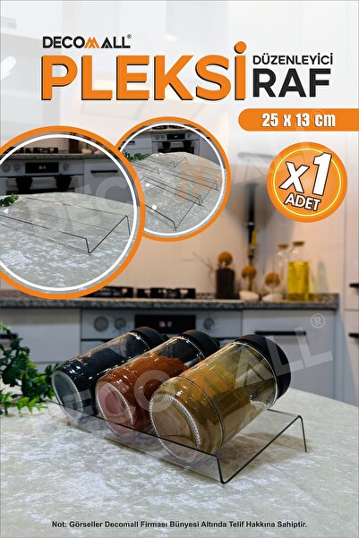 senavia farkınızı yansıtın SS x1 Adet Organizer Pleksi Şeffaf Stand Baharatlı...