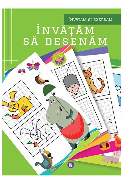 Editura Kreativ Invatam sa desenam - verde