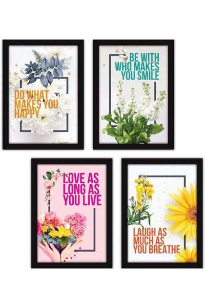 Emoda home Trove لوحات جدارية مؤطرة تحمل اقتباسات ملهمة للمكتب والمنزل، مجموع...