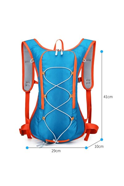 eR D L Rucsac de hidratare pentru camping și ciclism în aer liber, albastru, eR D L