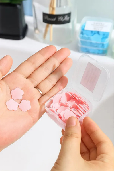 BALCI HEDİYELİK Colorful Mini Paper Soap Box Perfumed, Disposable Portable Hand Soap