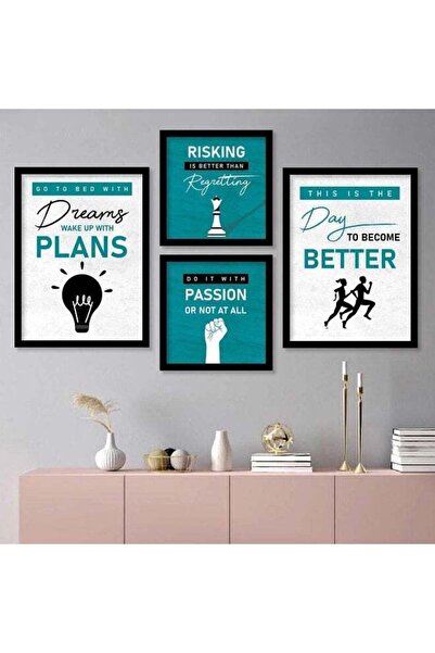 Emoda home Trove Motivational Quotes Posters With Frame For Home And Office W...