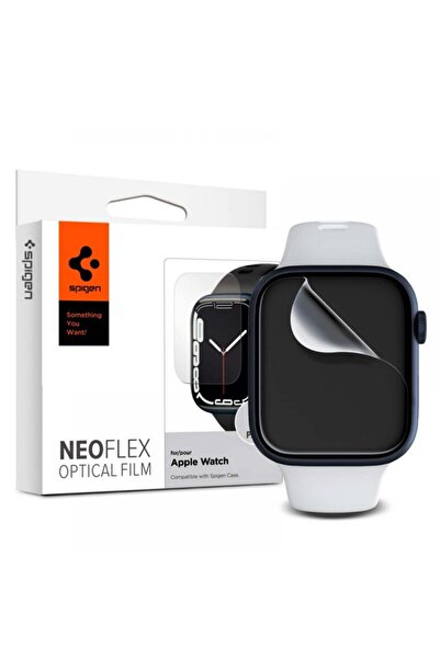 onix Neo Flex Protective Film for Apple Watch 45mm/44mm/42mm Series, Set of 3, Xtreme Armor, O30, Plastic