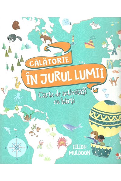 Editura Litera Calatorie in jurul lumii. Carte de activitati cu h