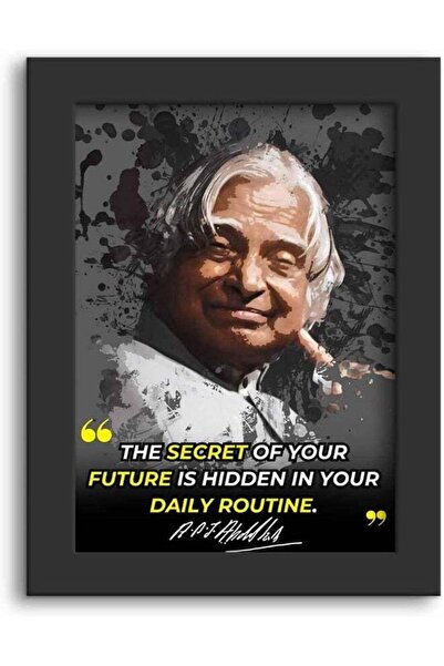 Emoda home Trove إطارات جدارية تحمل اقتباسات تحفيزية، ملصقات APJ عبد الكلام