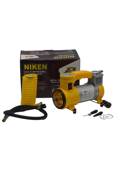 Oto Kasım Pro Metal Sarı Gövde Işıklı Hava Kompresör