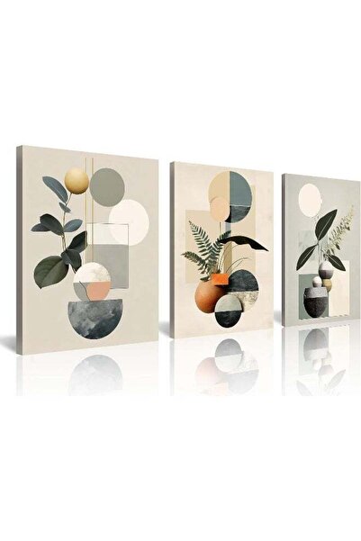Emoda home Trove مجموعة ديكورات حائط عصرية بسيطة من 3 قطع