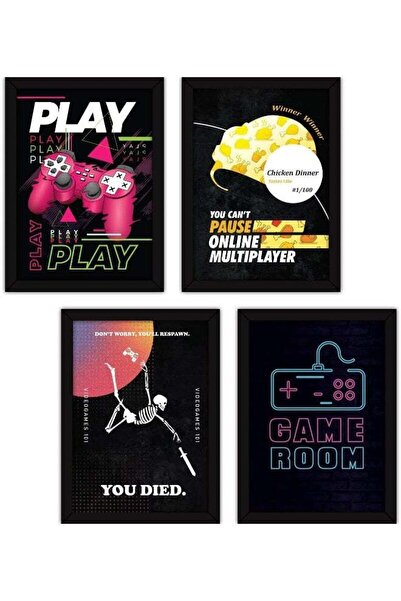 Emoda home Trove Framed Gaming Posters Wall Paintings for Home and Office Dec...
