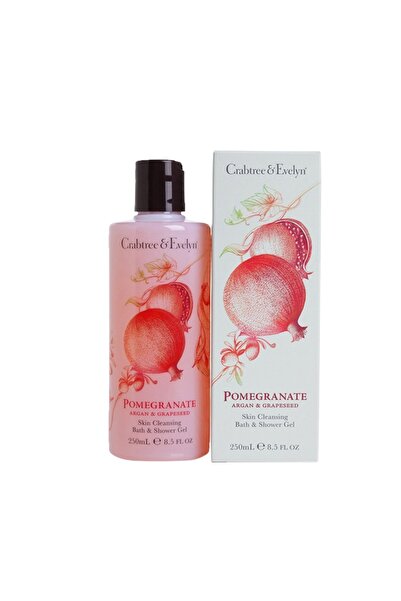 crabtree evelyn Crabtree & Evelyn Καθαριστικό Αφρόλουτρο για Όλους τους Τύπους Δέρματος, Ρόδι, Αργκάν & Κουκούτσι Σταφυλιού, 250 ml