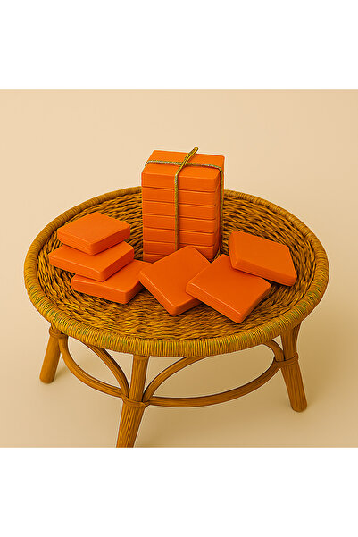 DemCey Home Wooden Coasters 8X8 cm Set of 6