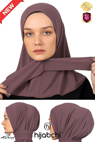hijabchi Hijab sportiv cu capse - Eșarfă practică cu capse - Hijab pentru pis...
