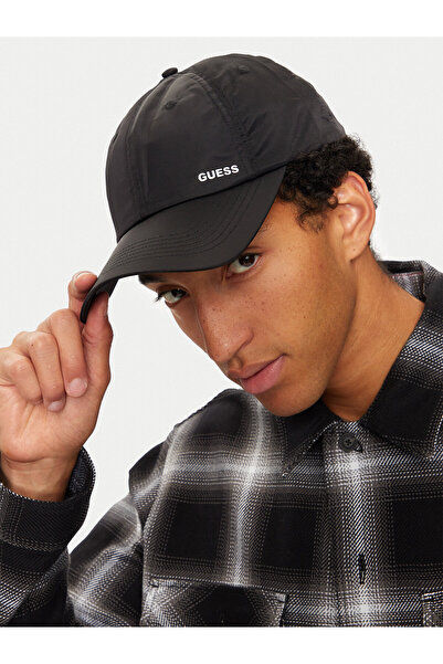 Guess Șapcă de baseball pentru bărbați, neagră, AM9415NYL01