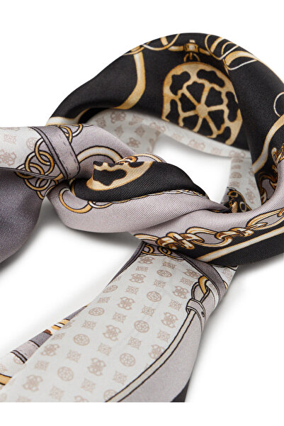 Guess Women's Scarf Colorful, Gray AW5347SIL03