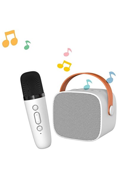 onix Microfon karaoke Onix, wireless, alb, dinamic, 1500mAh