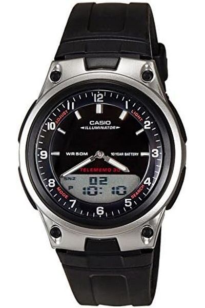 Casio Men's Watch - AW-80-1AVDF Black Dial, Black Band