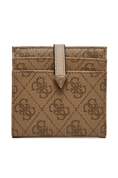 Guess Suport card de credit pentru femei, bej, SWSG8500152