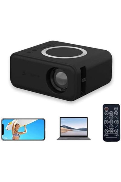 Generic CENXI Portable Mini Projector with Wifi for iPhone Android Phone Win10 Laptop