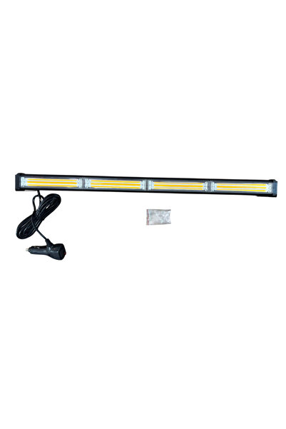 benmax Led Bar 60 Cm Sarı - Sarı Flaşlı 12-24v Mercek Led