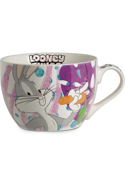 EGAN كوب إفطار لوني تونز، 480 مل - كوب كرتوني جديد من الخزف العظمي الصيني - آ...