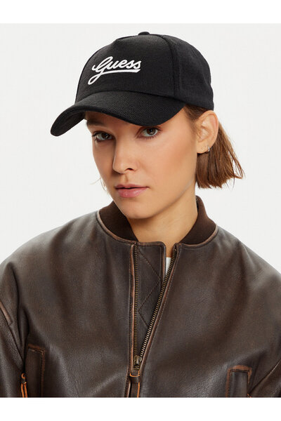 Guess Șapcă de baseball pentru femei, neagră, AW5182WOL01