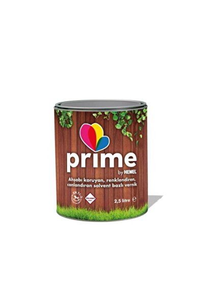 Hemel Prime Solvent Bazlı Vernik 2.5lt-Burma