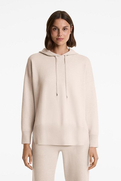 Oysho Long knit hoodie