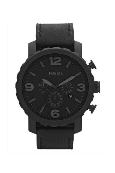 Fossil Men's Nate Chronograph Quartz Watch JR1354 - 50 mm - Black