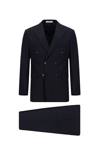 Kiğılı Regular Fit Striped Double Breasted Suit