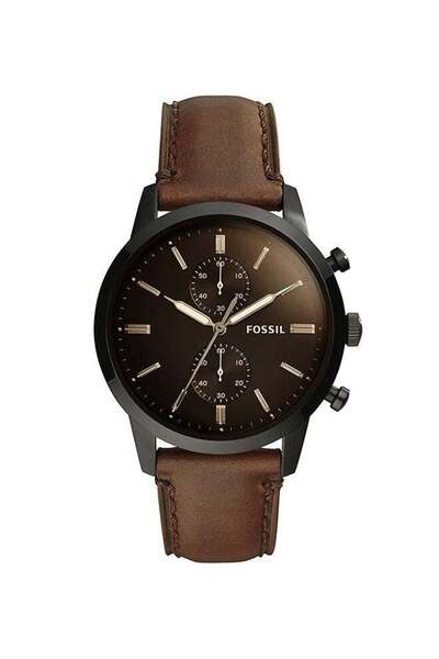 Fossil Men's Leather Analog Watch FS5437