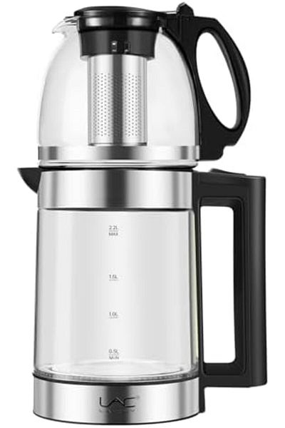 Shopi LAICHY Glass Electric Kettle 2-in-1 Hot Water Boiler