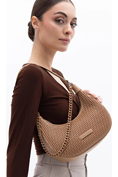 Sisley Geantă de mână și crossbody pentru femei SLY208 Camel