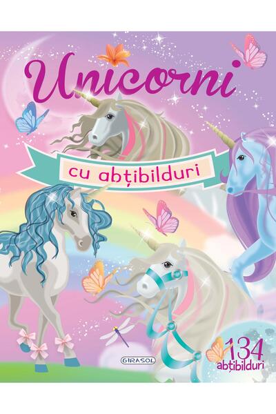 Editura Girasol Unicorni cu abtibilduri