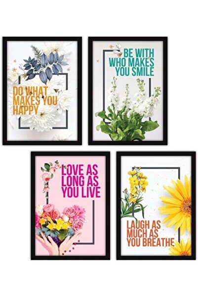 Emoda home Trove لوحات جدارية مؤطرة بعبارات ملهمة للمكتب والمنزل - مجموعة من ...