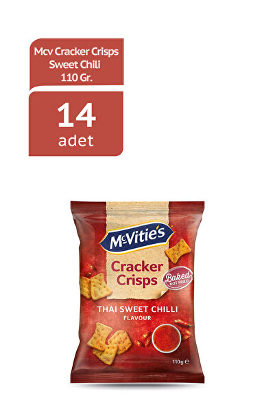 Ülker Mcvitie's Cracker Crisps Thai Sweet Chili - 110 gram - 14 Adet