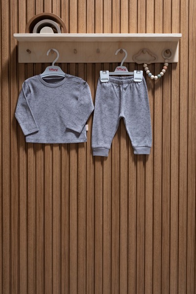 Tiffany Elephant Jacquard Theme 2 Piece Set 0-3/18-24 Months