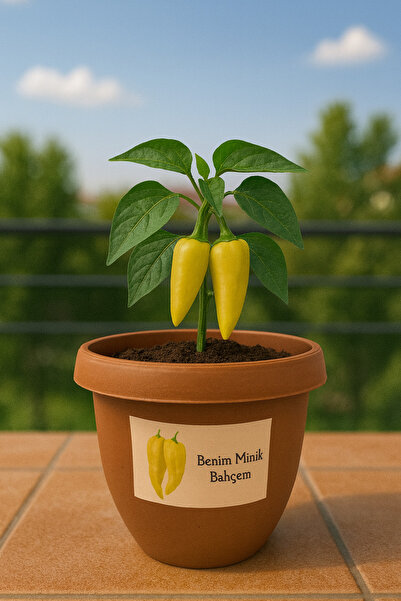 NIDAGE Çarliston Biber Yetiştirme Seti - Benim Minik Bahçem