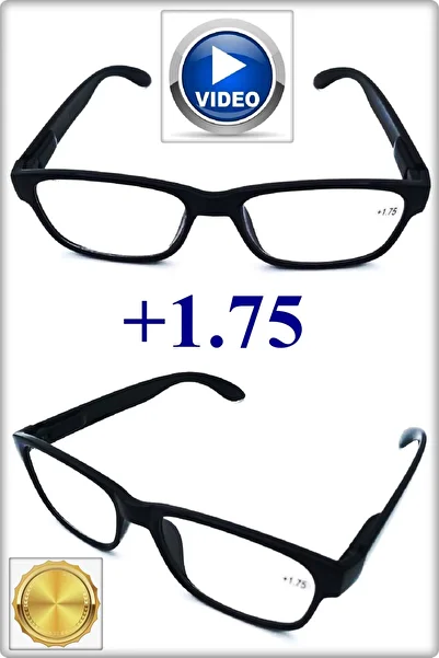 TAN EXPRESS Unisex Book Reading Glasses & Computer Glasses & Near Glasses & (+1.75) 1 Piece (Product with Video)