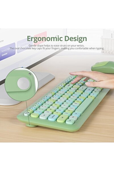 onix Set Tastatura si Mouse, Onix, Bluetooth, Negru/Rosu, 1600 DPI, design ergonomic