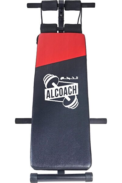 Alcoach Curved Fitness Bench with Leg Support, EM-666