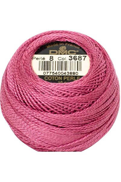 balım hobi evi خيط تطريز كوتون بيرل 3687 8 رقم.