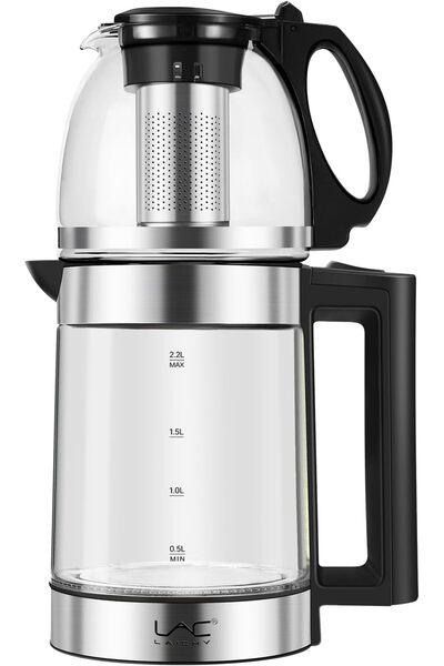 Shopi LAICHY Glass Electric Kettle 2-in-1 Hot Water Boiler