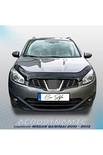 Lumi LUXURY Deflector capota negru lucios compatibil Nissan Qashqai 2010-2013