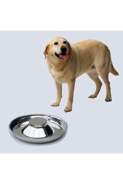 onix Bol Inox Hrana Animale XL, 34Cm Diametru, Argintiu