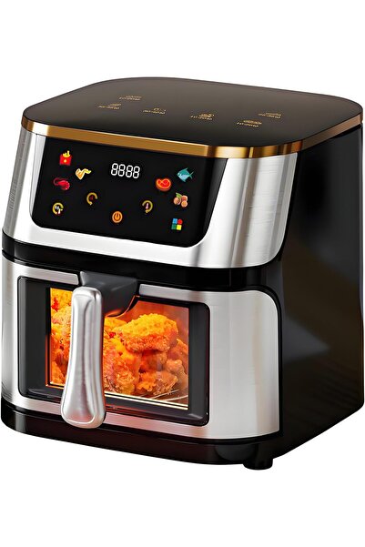 AOMIGE Air Fryer 10L with Clear Window and Internal Light