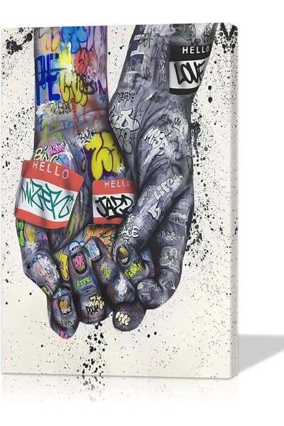 Emoda home Trove فن الحائط ديكور الحائط لوحات ملونة للحائط