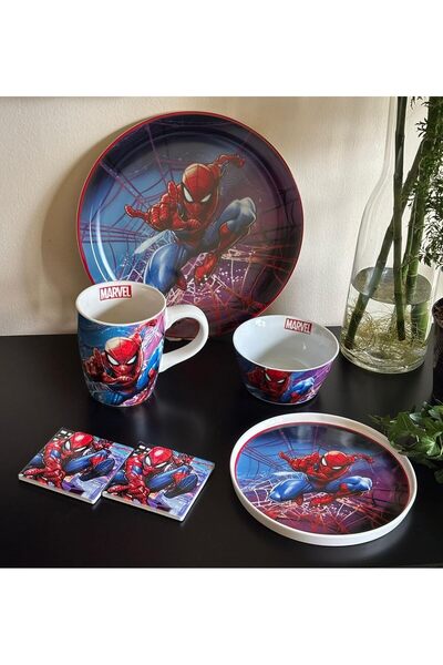 EGAN Marvel Spider-Man & Avengers Serving Plate 31 cm - Porcelain Dinner Plate