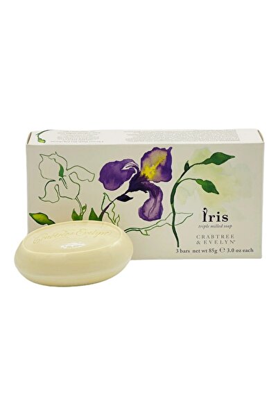 crabtree evelyn Crabtree & Evelyn Iris Moisturizing Soap Set of 3, 3 x 85 g
