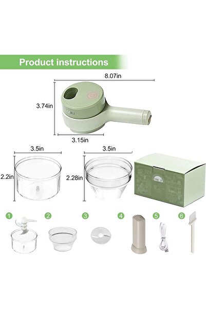 Generic NEW Vegetable Chopper - Multifunctional 15-in-1, Fruits Cutter Mandoline Slicer Food Chopper with In