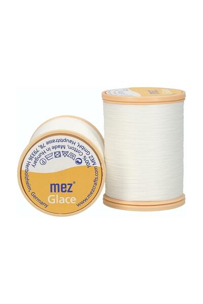 balım hobi evi خيط خياطة يدوي وآلي من القطن 100% من Mez Glace، 900 طن أبيض