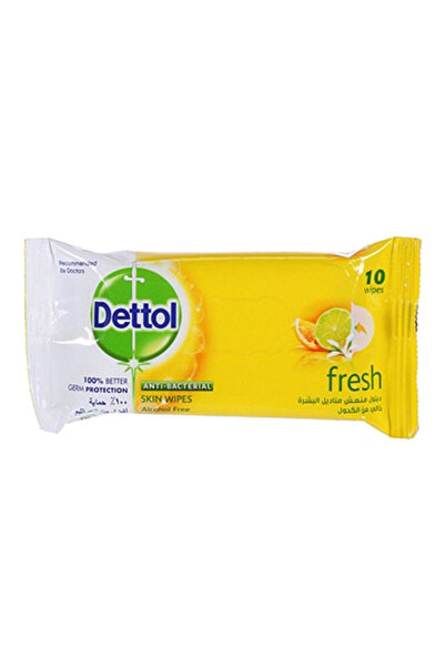 Dettol مناديل مضادة للبكتيريا منعشة، 10 أقراص
